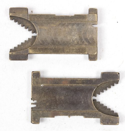Linotype machine SS Stampings tools (2x)