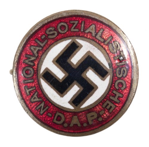 NSDAP Parteiabzeichen (Full MM Paulmann & Crone Lüdenscheid Ges Gesch)