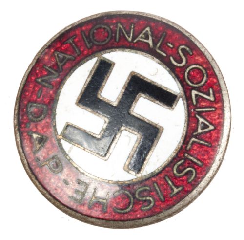 NSDAP Parteiabzeichen (RZM M1137 Richard Simme & Sohne) Buttonhole badge - AustrianSudeten maker