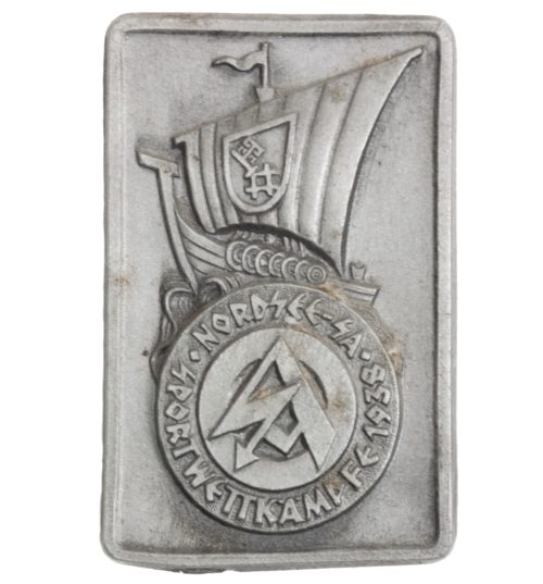 Nordsee SA Sportwettkämpfe 1938 abzeichen (mm R. Sieper Lüdenscheid)
