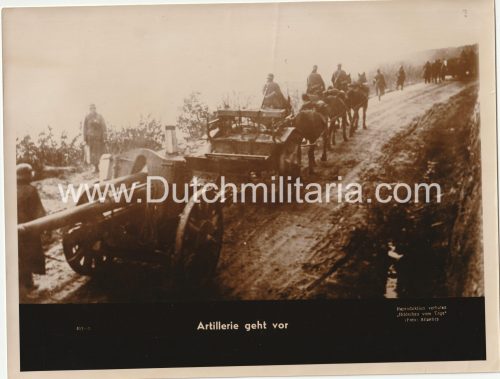 (Pressphoto) Artillerie geht vor (24x18cm)