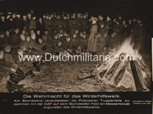 (Pressphoto) Die Wehrmacht für as Winterhilfswerk (24x18cm)
