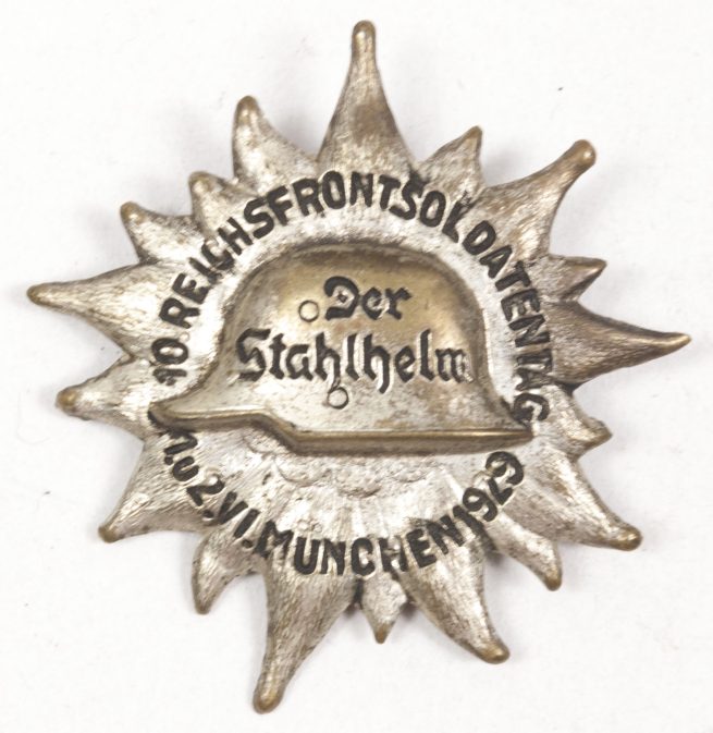 Stahlhelmbund ere Stahlhelm 10. Reichsfrontsoldatentag 1.u.2.VI. München 1929