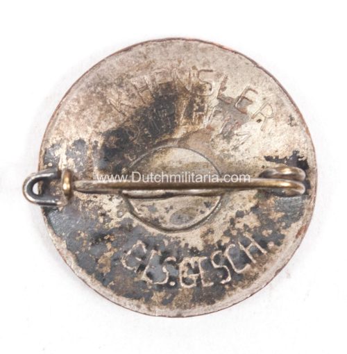 Zurück zum Reich Saarland Propaganda Badge 1923-1935 (Maker Karl Hensler) - Ultra rare!!!