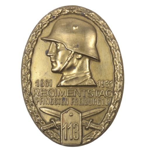 113-er Regimentstag Pfingsten Freiburg i. B. 1861-1931