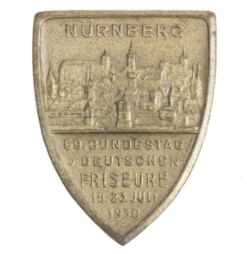 59. Bundestag d. Deutschen Friseure 18.23. Juli 1930 Nurnberg abzeichen