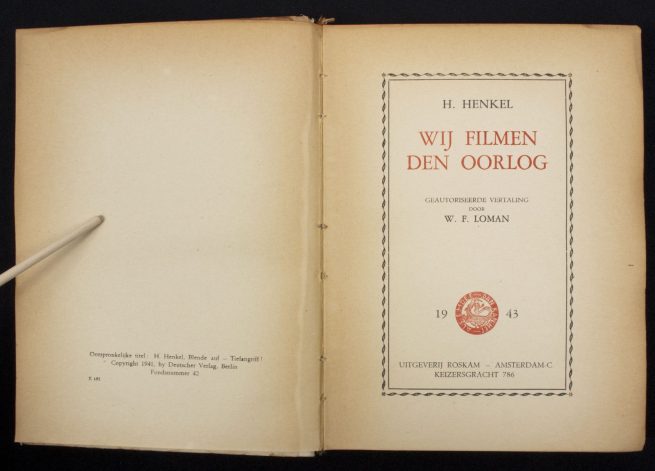 (Book) Wij filmen de oorlog (1943)(Book) Wij filmen de oorlog (1943)