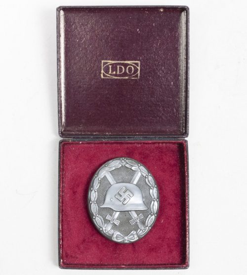 Cased Silver woundbadge (VWA Silber) MM 