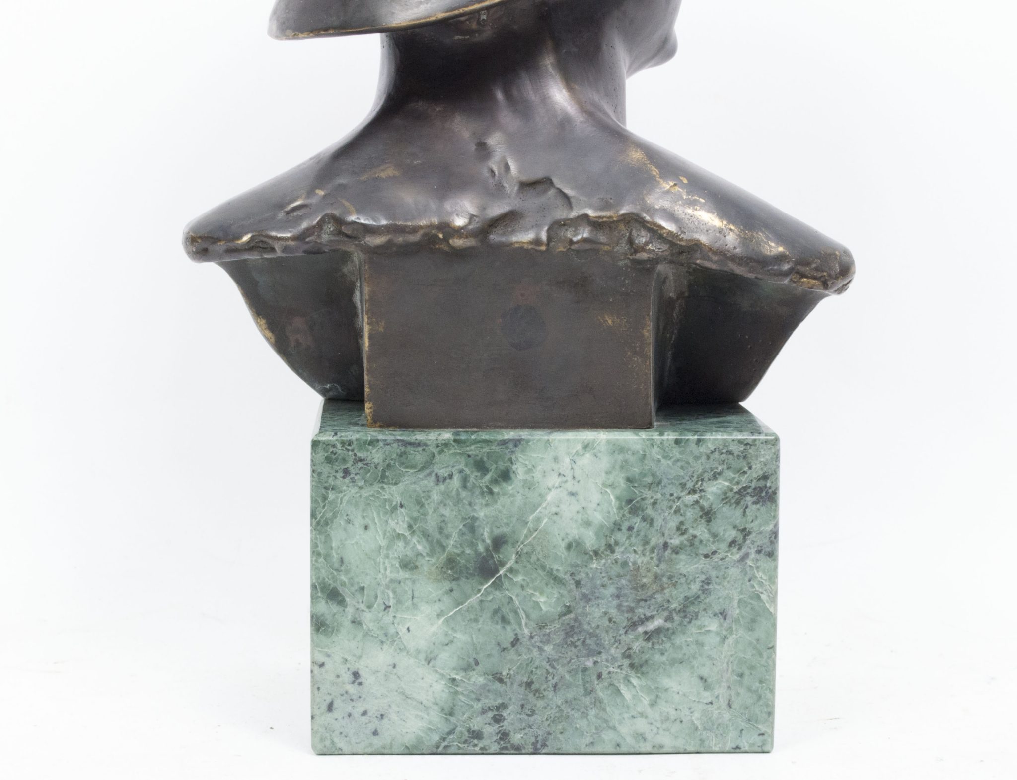 German World War I Frontsoldier bust (large size 30 cm) + matching Stahlhelmbund Plaque by artist Fritz P. Zimmer - VERY RARE - Image 28