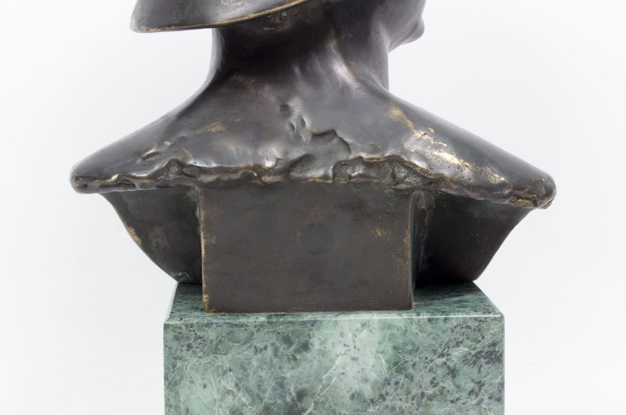 German World War I Frontsoldier bust (large size 30 cm) + matching Stahlhelmbund Plaque by artist Fritz P. Zimmer - VERY RARE - Image 29