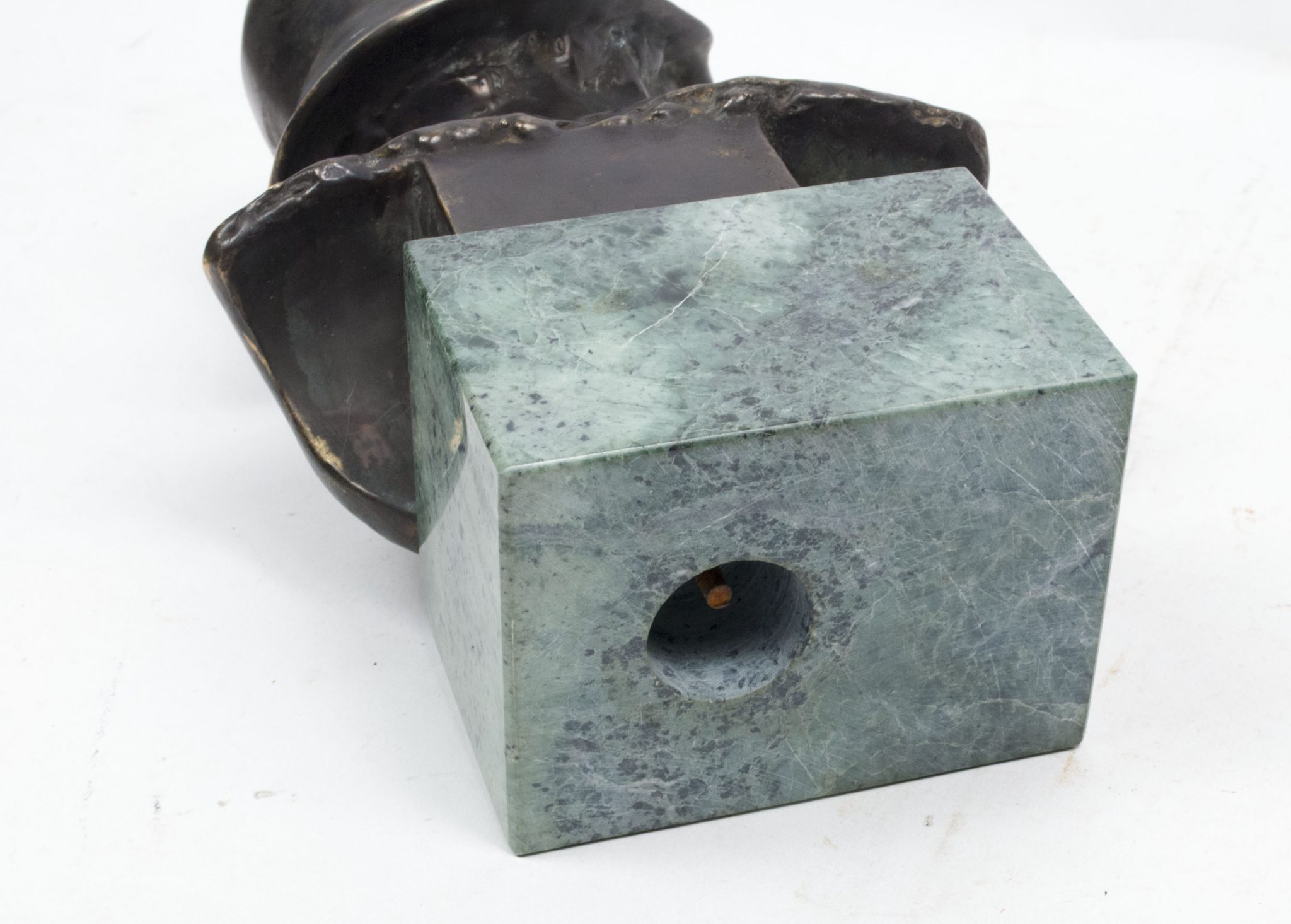 German World War I Frontsoldier bust (large size 30 cm) + matching Stahlhelmbund Plaque by artist Fritz P. Zimmer - VERY RARE - Image 47