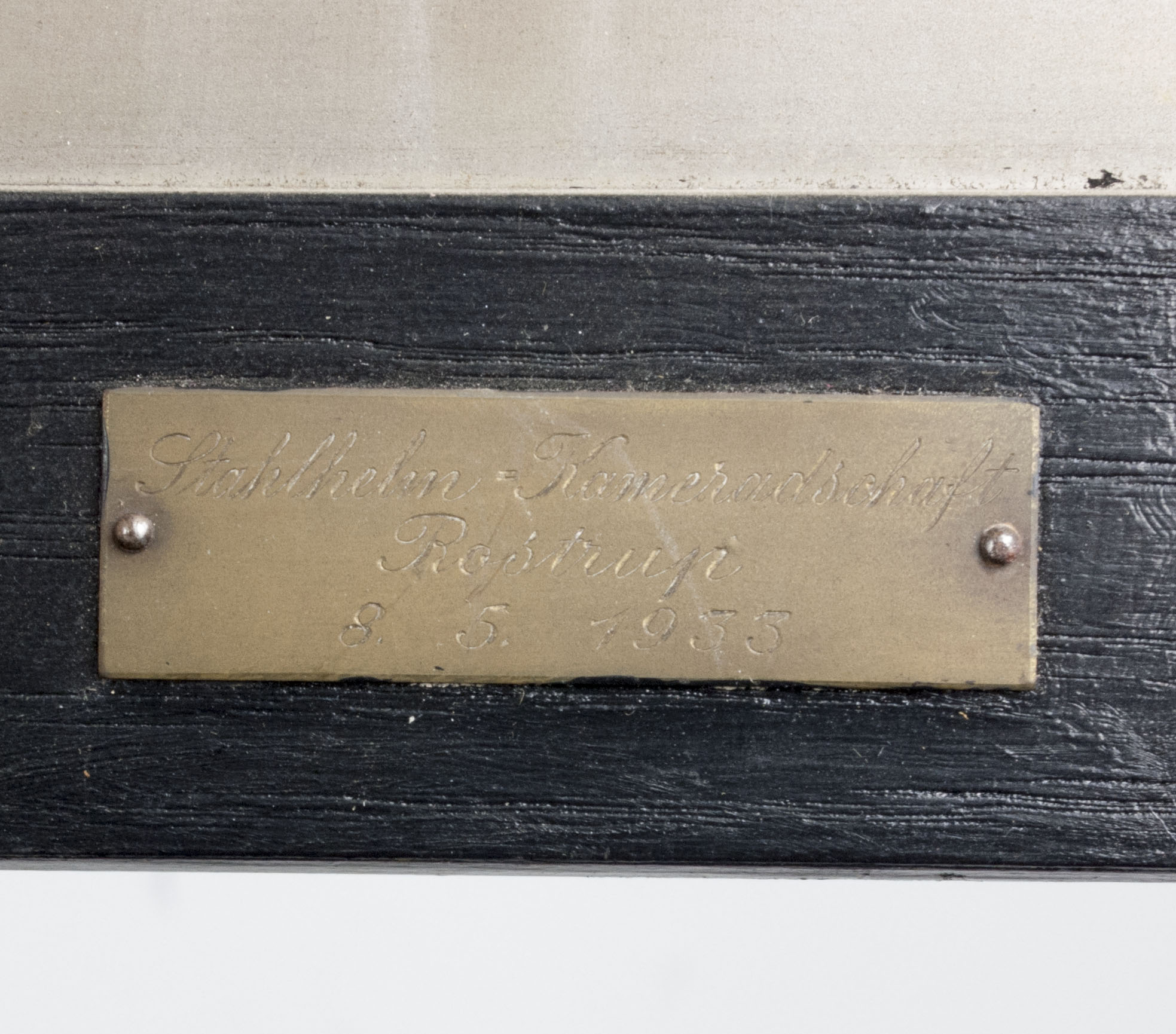 German-World-War-I-Frontsoldier-bust-large-size-30-cm-matching-Stahlhelmbund-Plaque-by-artist-Fritz-P.-Zimmer-VERY-RARE