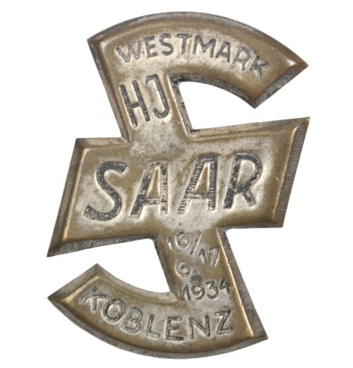 Hitlerjugend )HJ' Westmark Saar 1617.6.1934 Koblenz
