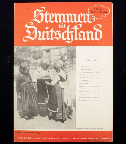 (Magazine) Stemmen uit Duitschland No 29 April 1942