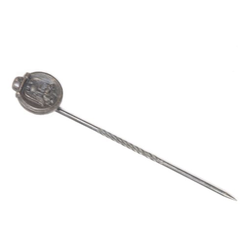 Miniature (9 millimeter) Winterschlacht im Osten Ostmedaille stickpin - extremely rare