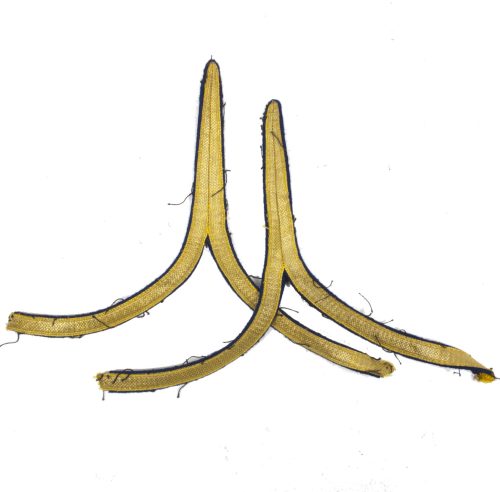 Nederlands Leger rangbananenschil set Korporaal Infanterie pre-1940