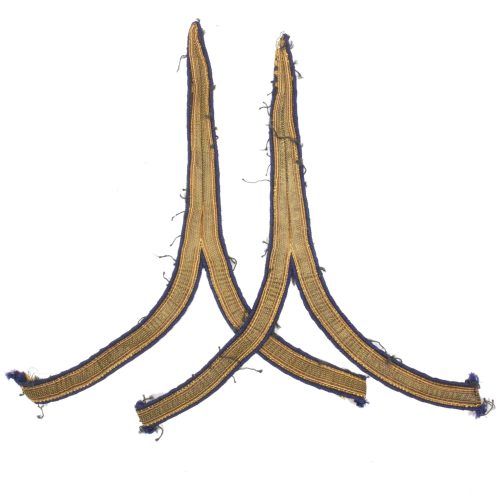 Nederlands Leger rangbananenschil set Korporaal Infanterie pre-1940