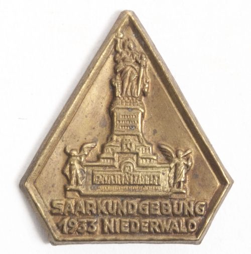 Saarkundgebung 1933 Niederwald abzeichen