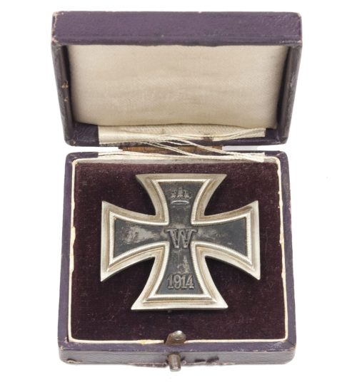 WWI cased Iron Cross first Class (EK1)