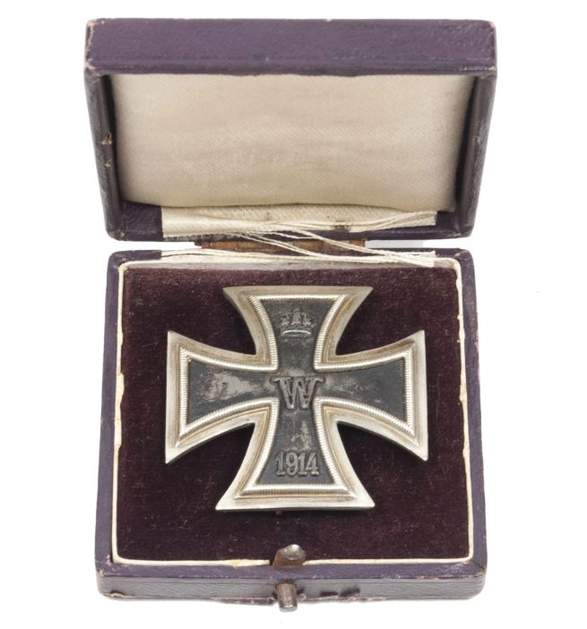 WWI cased Iron Cross first Class (EK1)