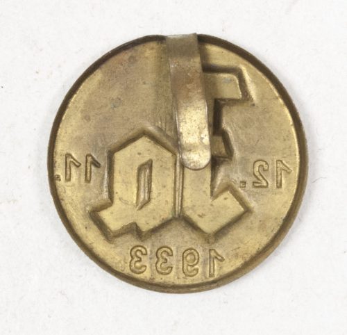 German pro-Hitler “JA” propaganda 1933 Elections badge