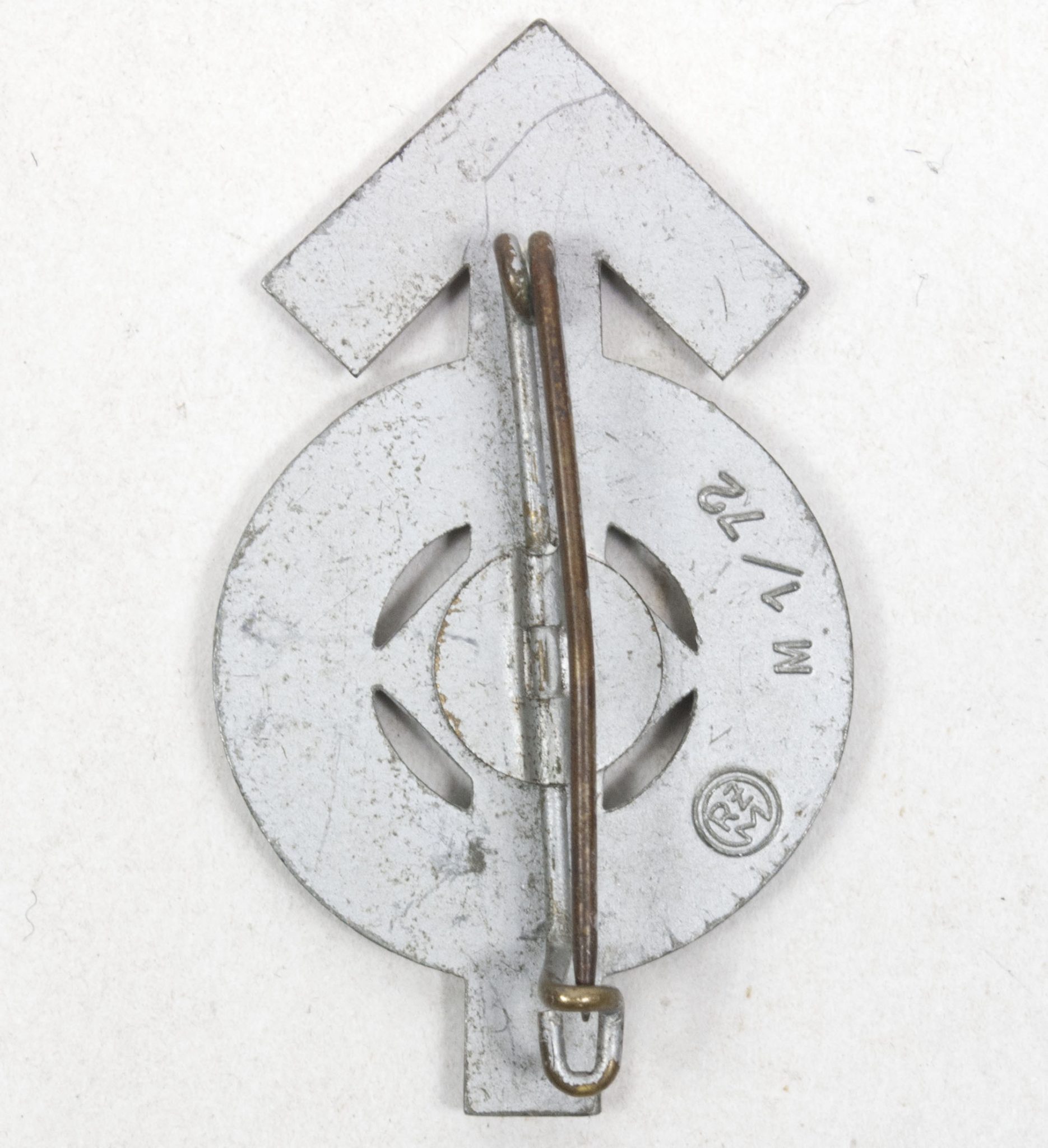 Hitlerjugend (HJ) Leistungsabzeichen in silver (Maker RZM M172 Fritz Zimmermann) (2) Hitlerjugend (HJ) Leistungsabzeichen in silver (Maker RZM M172 Fritz Zimmermann)