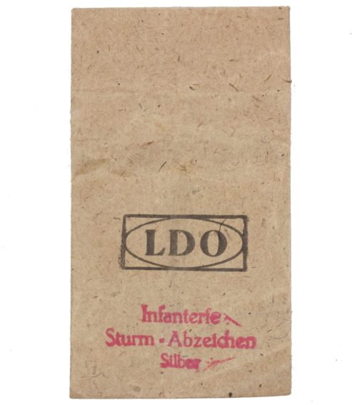 Infanterie Sturmabzeichen (IAB) in silber LDO Packet