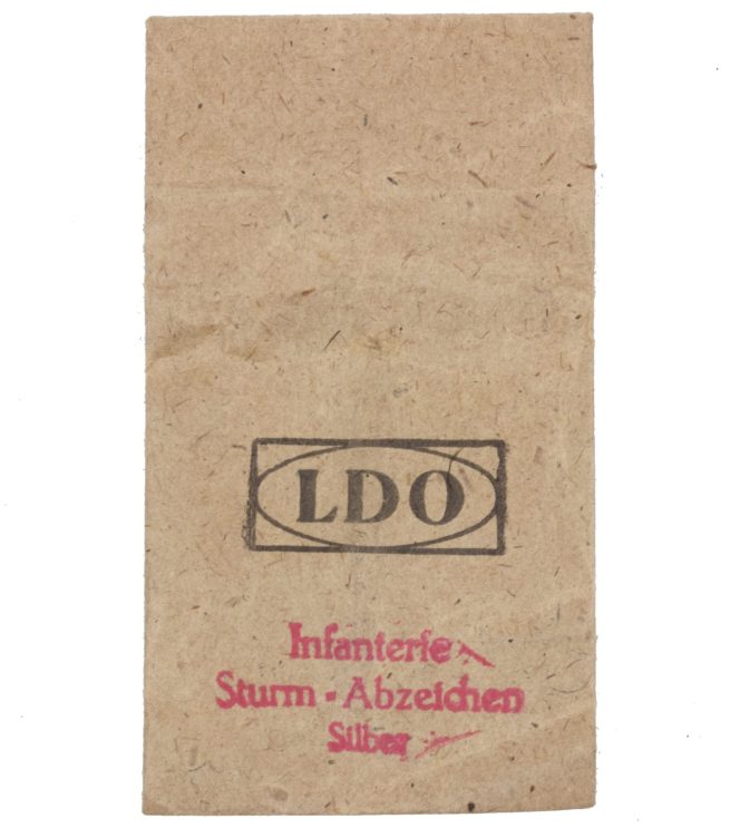 Infanterie Sturmabzeichen (IAB) in silber LDO Packet