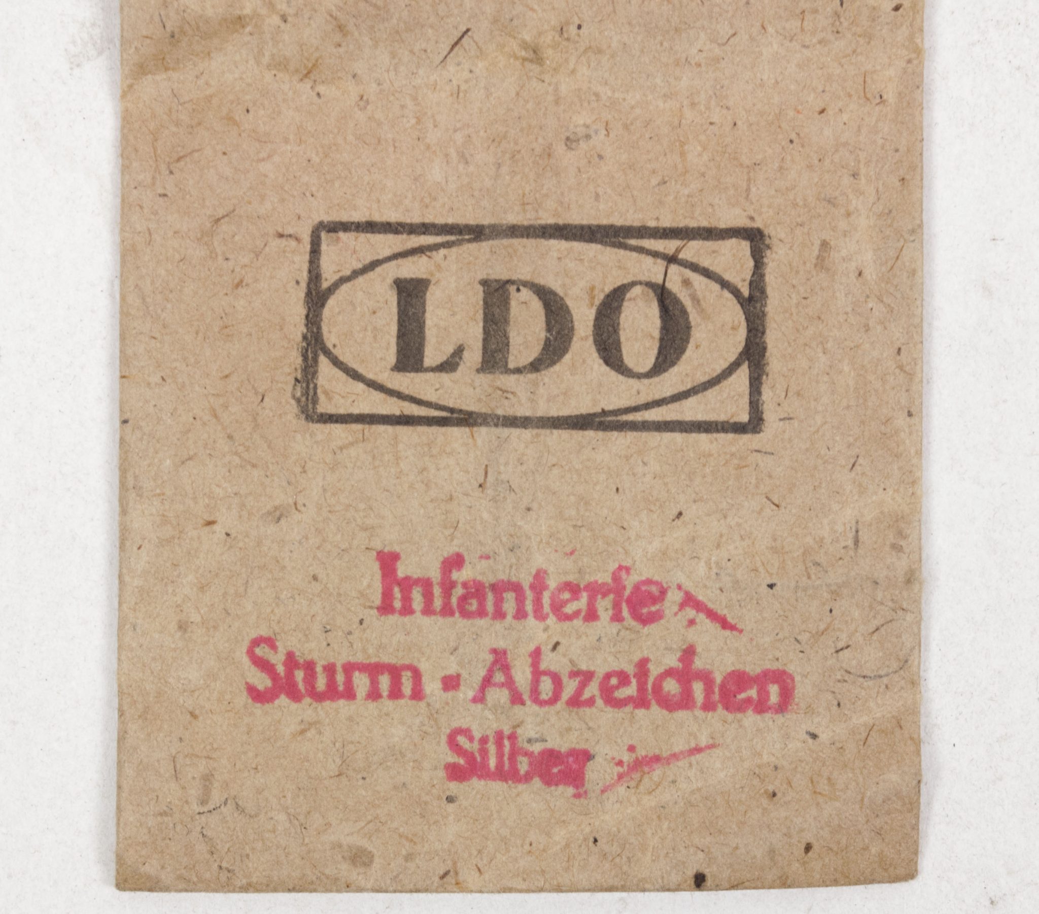 Infanterie Sturmabzeichen (IAB) in silber LDO Packet