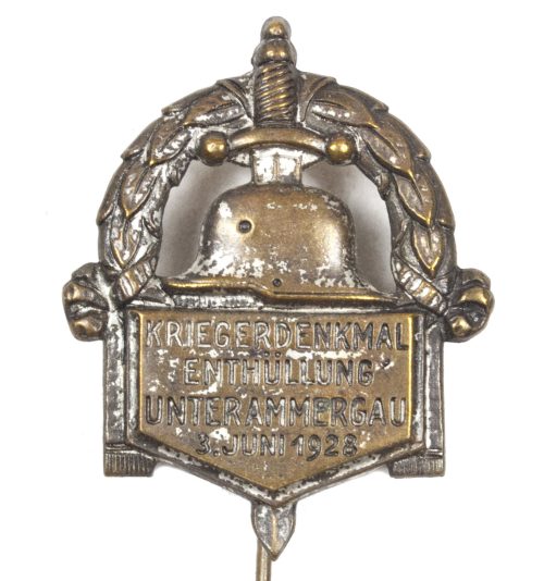 Kriegerdenkmal Enthüllung Unterammergau 3. Juni 1928