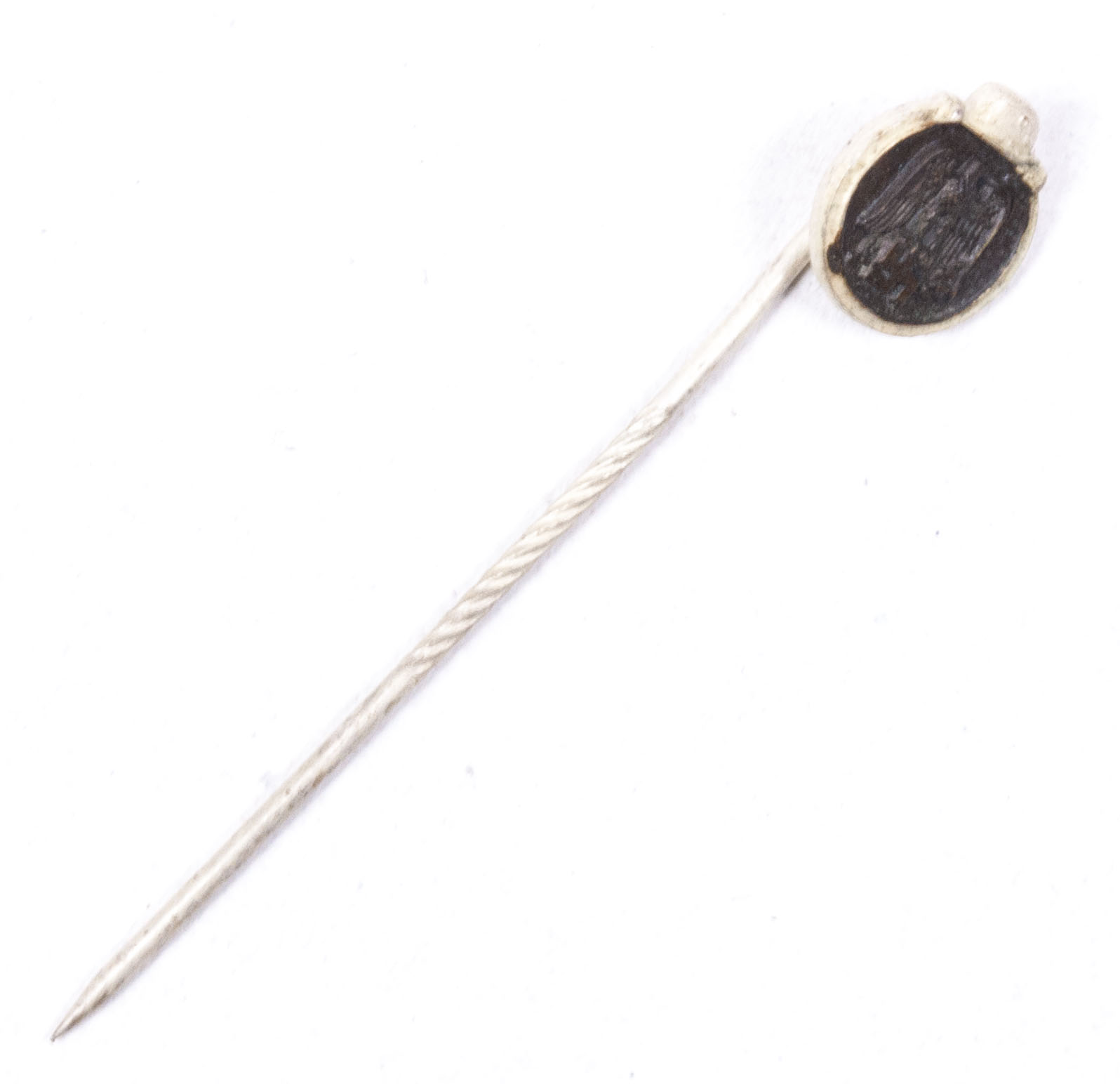 Miniature (9 millimeter) Winterschlacht im Osten Ostmedaille stickpin – extremely rare (4) Miniature (9 millimeter) Winterschlacht im Osten Ostmedaille stickpin - extremely rare