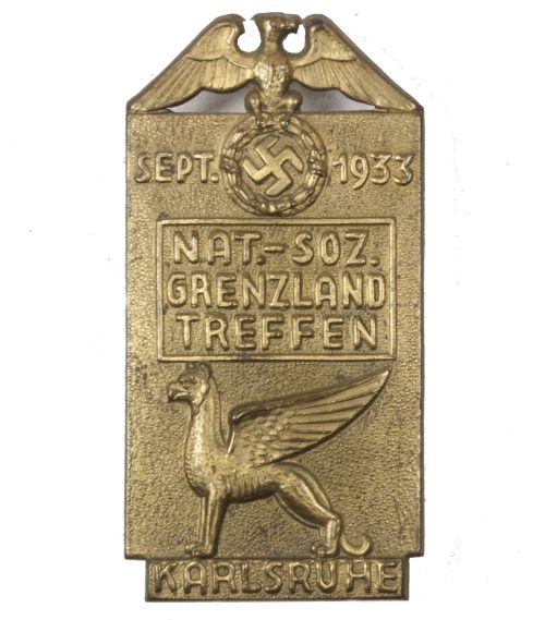 Nat.-Soz. Grenzlandtreffen Karlsruhe Sept. 1933