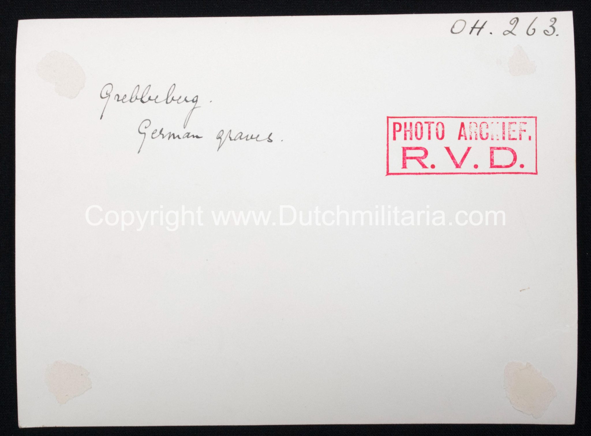 (Pressphoto) Netherlands May 1940 Grebbeberg – German Heer and SS graves – RARE PHOTO (5) (Pressphoto) Netherlands May 1940 Grebbeberg - German Heer and SS graves - RARE PHOTO