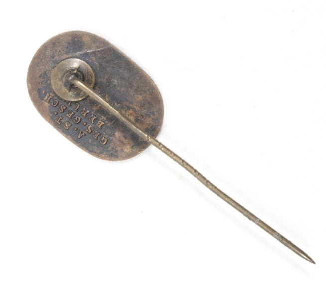 Reichsarbeitsdienst (RAD) Arbeitsdank stickpin abzeichen (A. ST. GES GESCH Berlin)