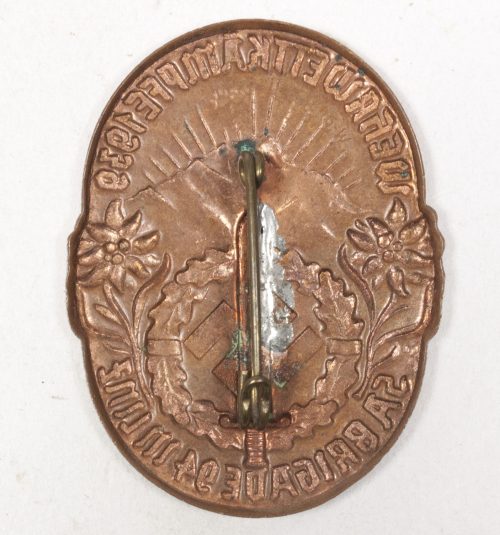 SA Brigade 94 Munz - Wehrwettkämpfe 1939 abzeichen