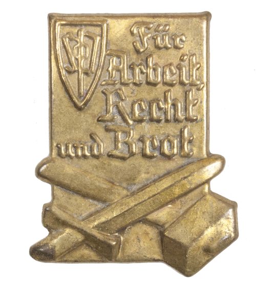 Sudeten Deutsche Partei (SDP) - Für Arbeit Recht und Brot abzeichen