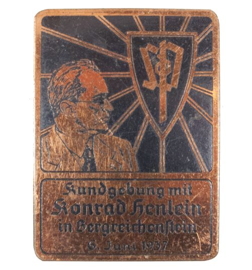 Sudetendeutsche partei - Kundgebung mit Konrad Henlein in Bergreichenstein 6. Juni 1937