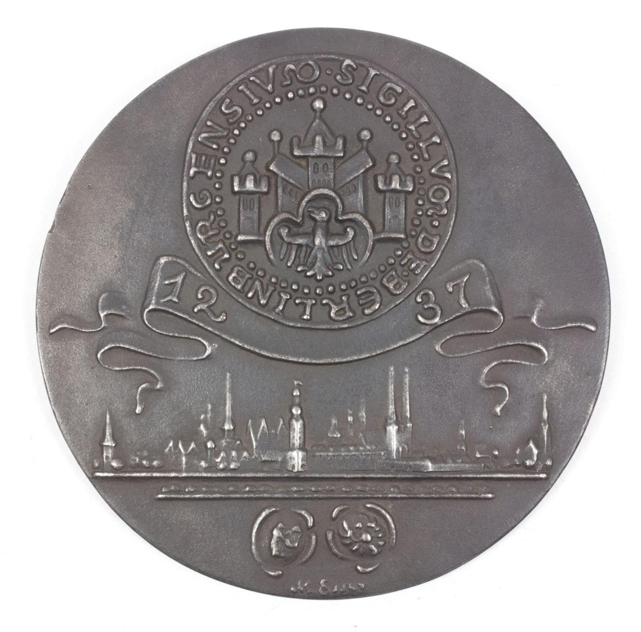 Large Ehrenplakette der Reichshauptstad Berlin "Erinnerung an die 700 Jahr Feier 1937" - rare - Image 15