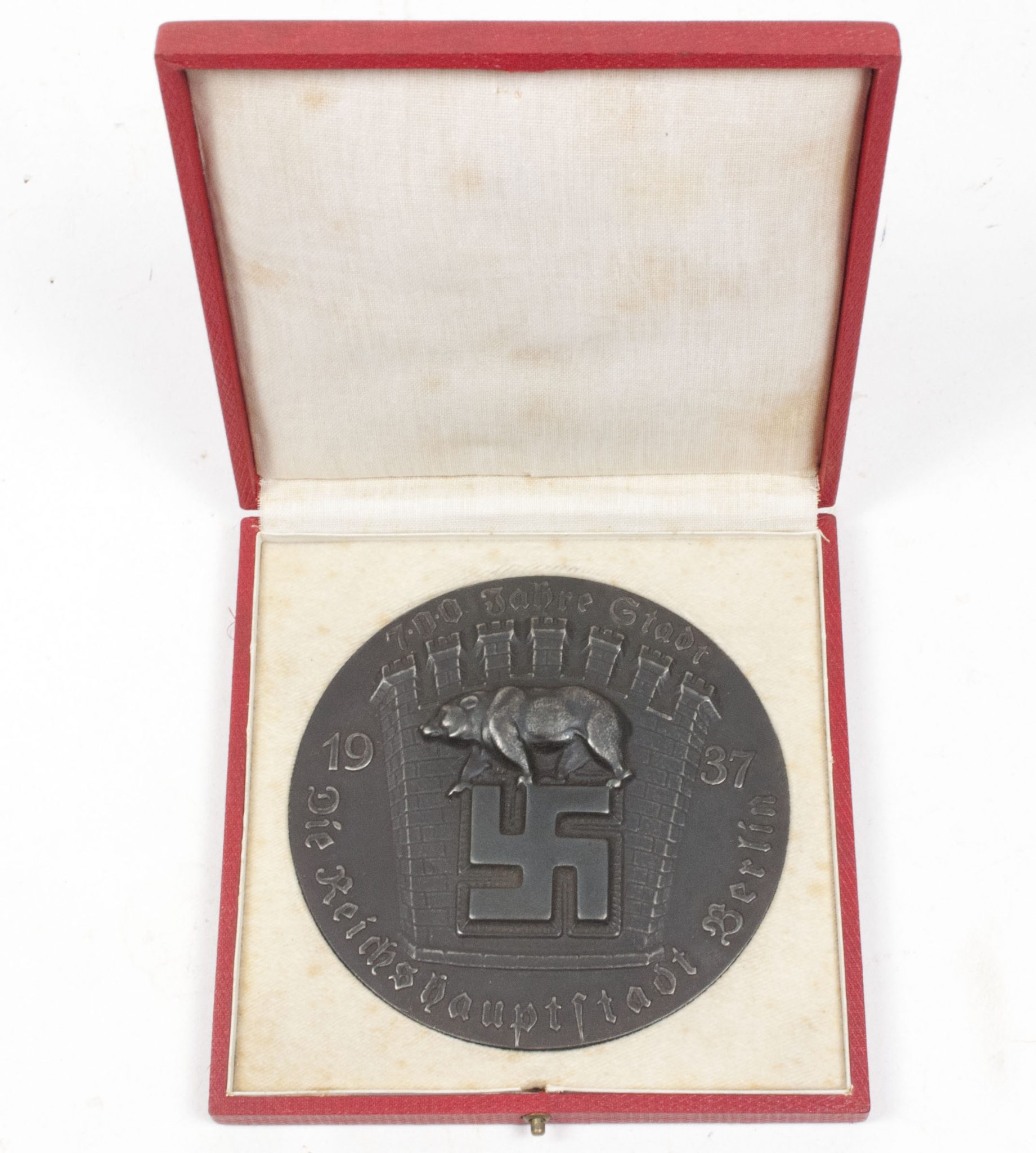 Large Ehrenplakette der Reichshauptstad Berlin "Erinnerung an die 700 Jahr Feier 1937" - rare - Image 10