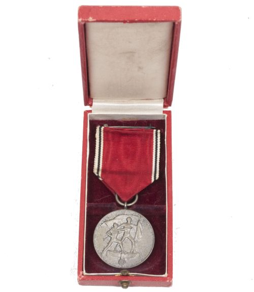 Anschluss medaille + etui Austria annexation medal + case (1938)