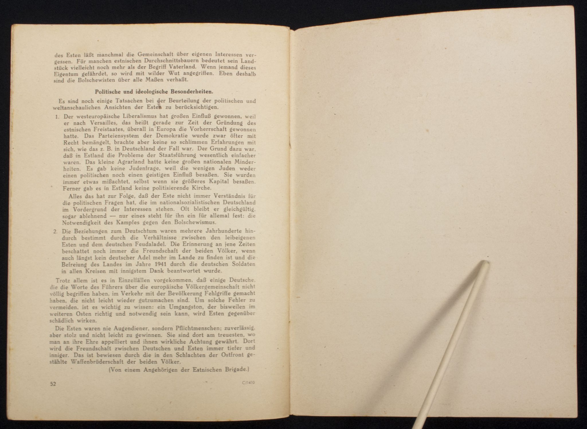 (Brochure) Der Reichsführer SS - Politischer Dienst für SS unf Polizei 1. Folge (1944)