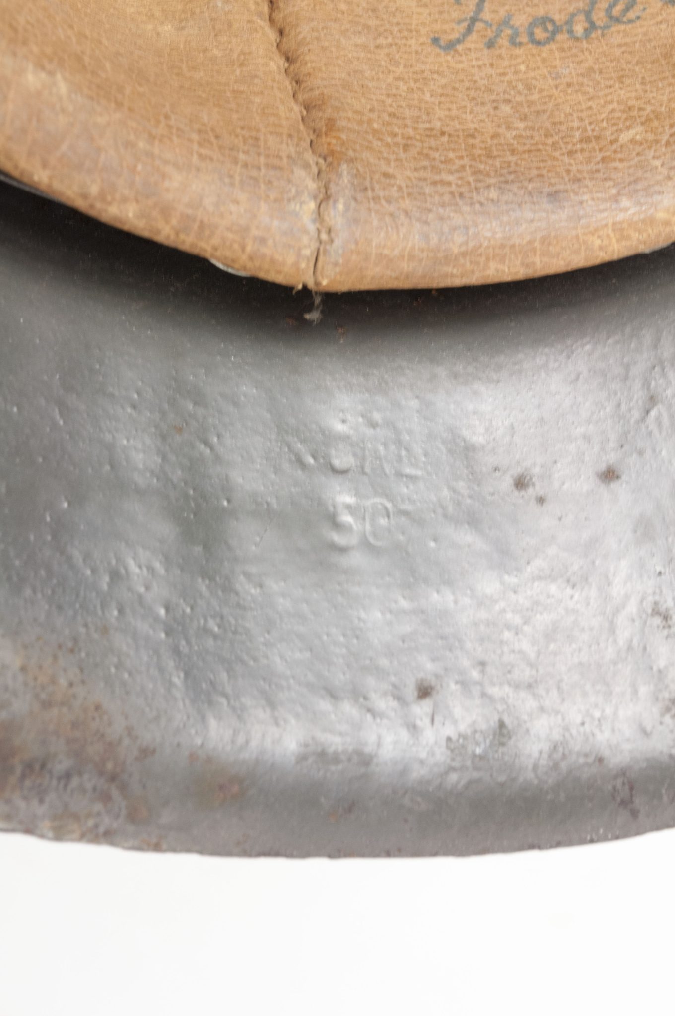 (Denmark) Collection of Five Danish WW2 reissued M42 “Lokal Forsvars Region I-V” helmets - One ex-SS reissued - rare - Image 102