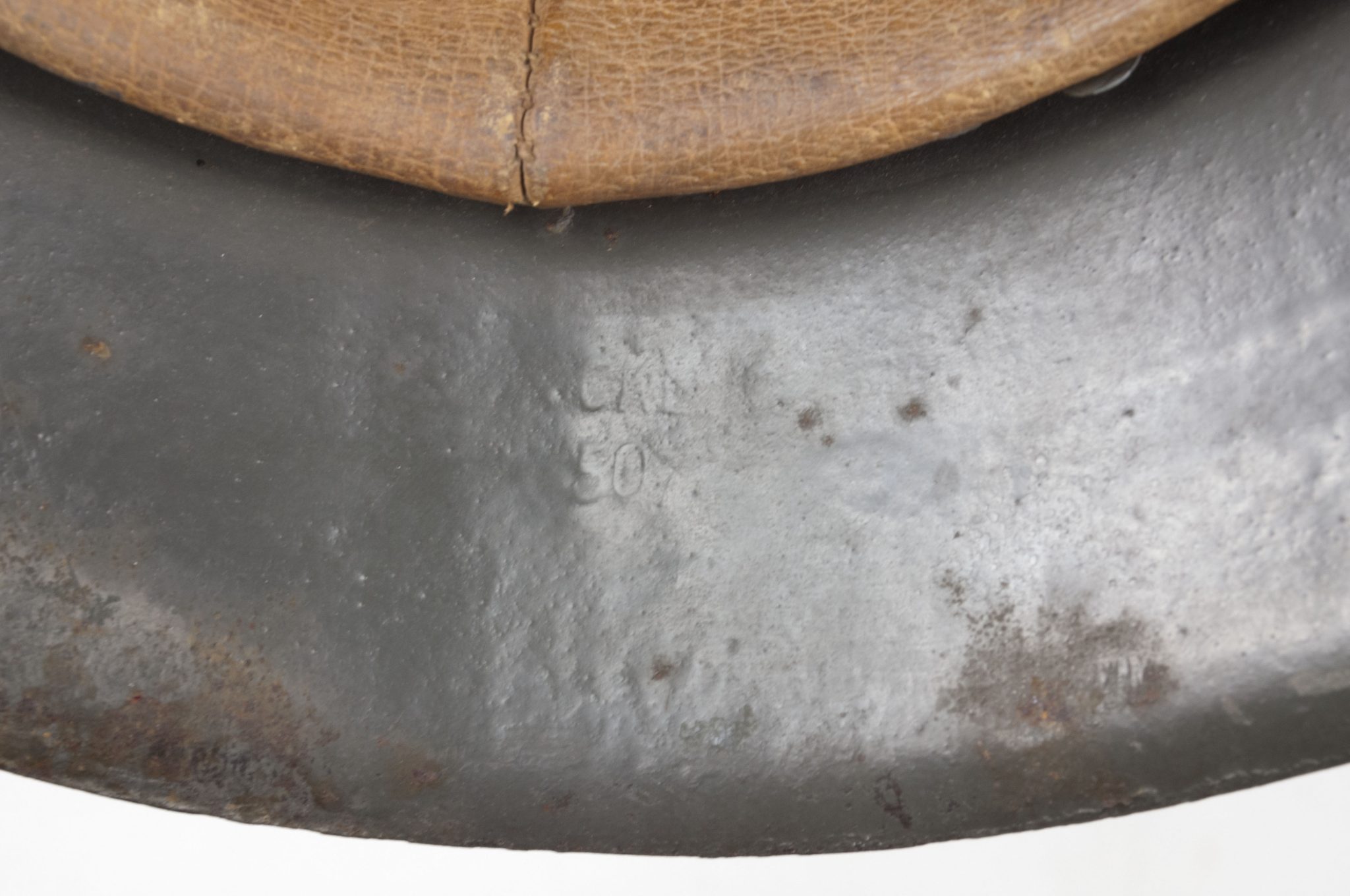 (Denmark) Collection of Five Danish WW2 reissued M42 “Lokal Forsvars Region I-V” helmets - One ex-SS reissued - rare - Image 104