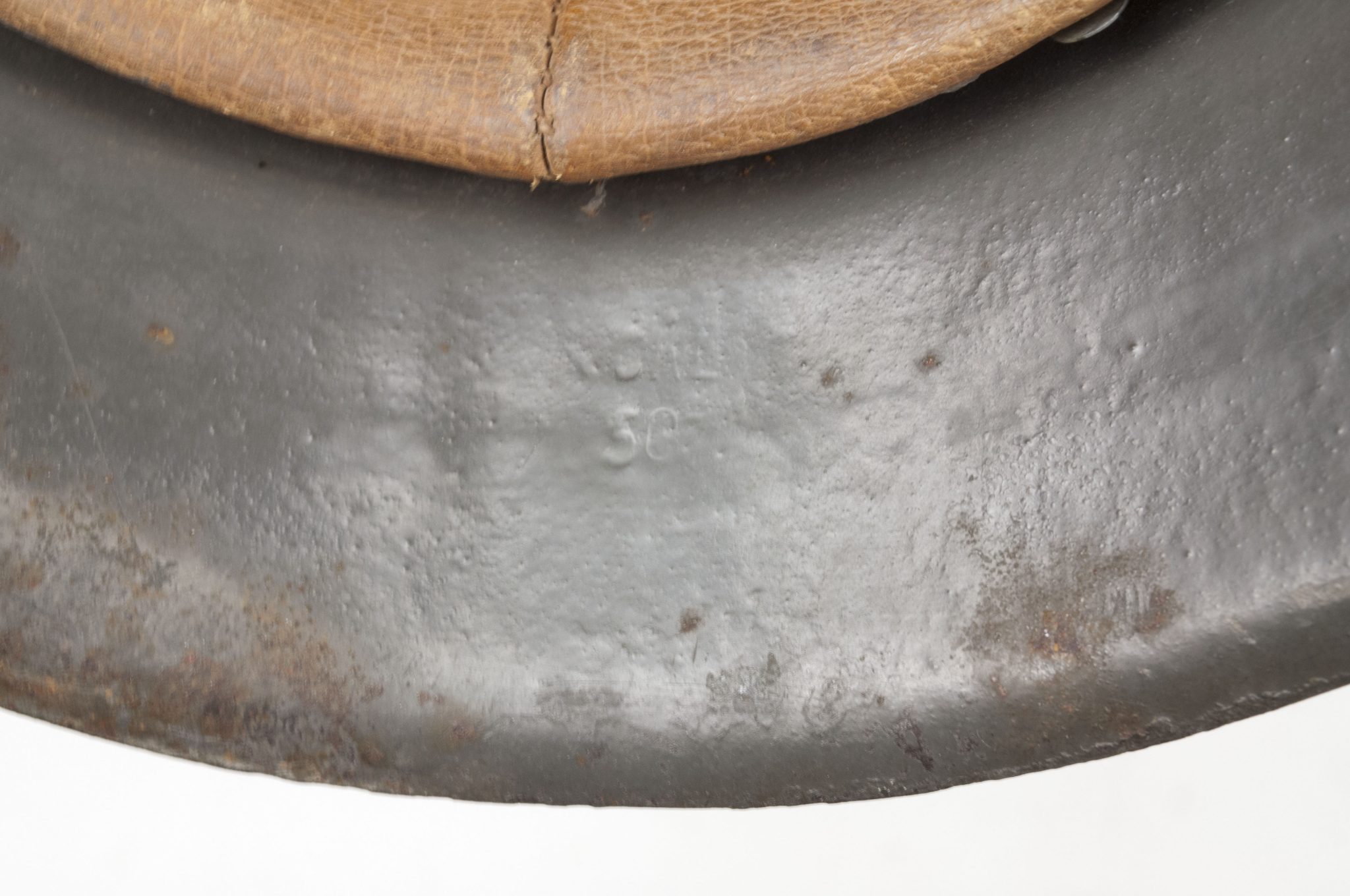 (Denmark) Collection of Five Danish WW2 reissued M42 “Lokal Forsvars Region I-V” helmets - One ex-SS reissued - rare - Image 105