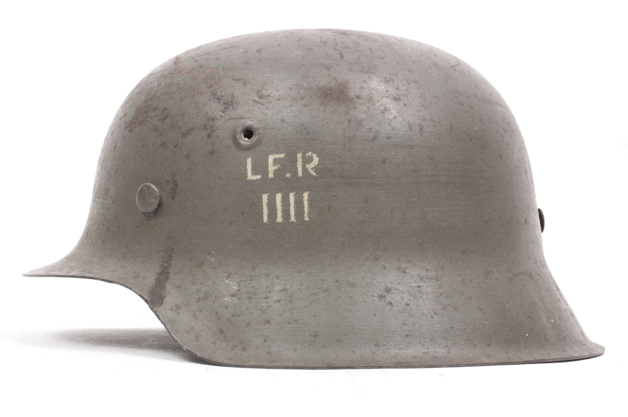 (Denmark) Collection of Five Danish WW2 reissued M42 “Lokal Forsvars Region I-V” helmets - One ex-SS reissued - rare - Image 107