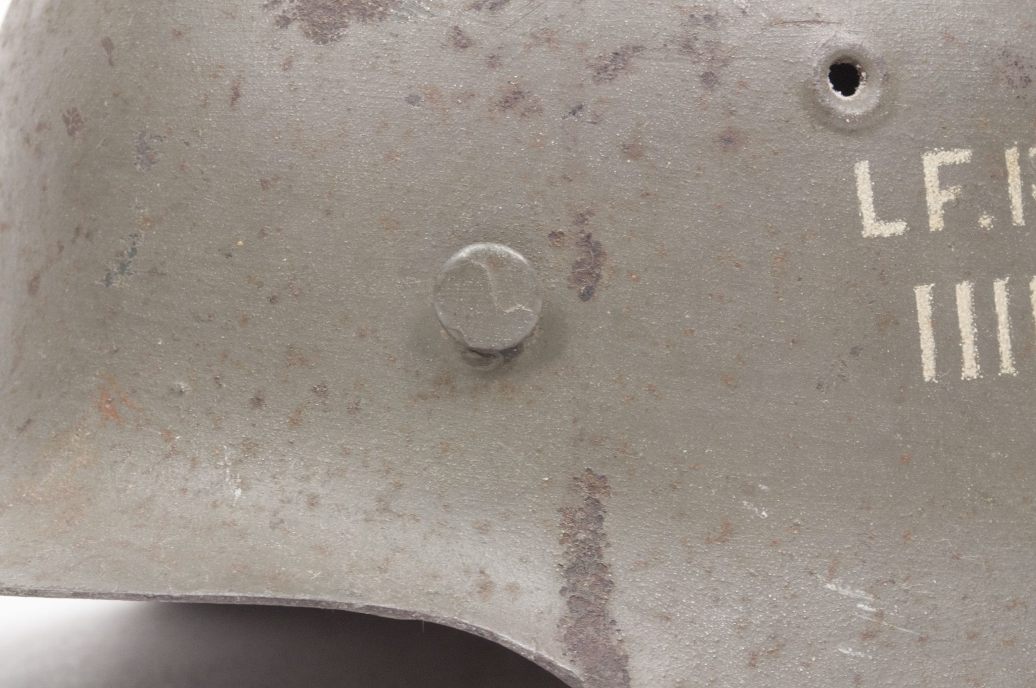 (Denmark) Collection of Five Danish WW2 reissued M42 “Lokal Forsvars Region I-V” helmets - One ex-SS reissued - rare - Image 111