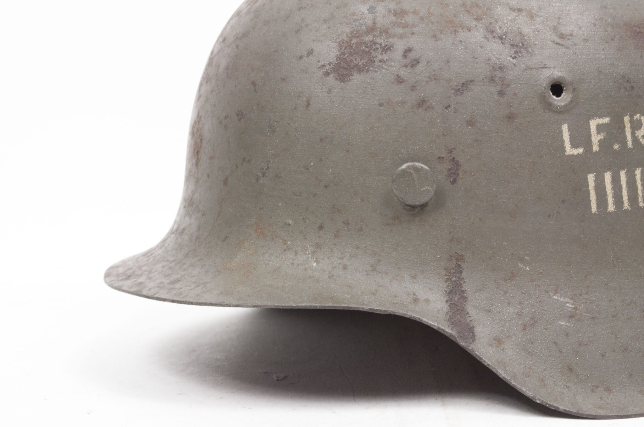 (Denmark) Collection of Five Danish WW2 reissued M42 “Lokal Forsvars Region I-V” helmets - One ex-SS reissued - rare - Image 112