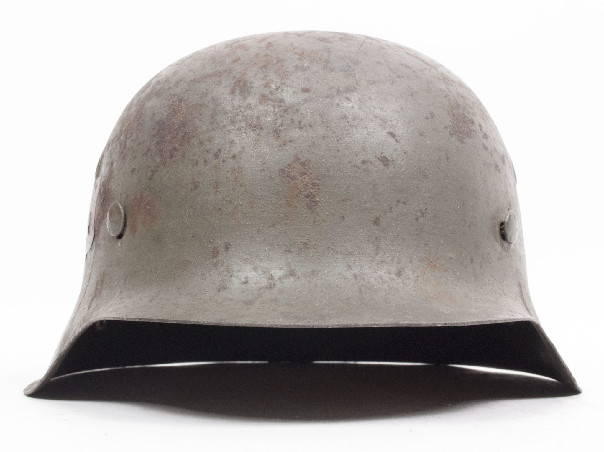 (Denmark) Collection of Five Danish WW2 reissued M42 “Lokal Forsvars Region I-V” helmets - One ex-SS reissued - rare - Image 127