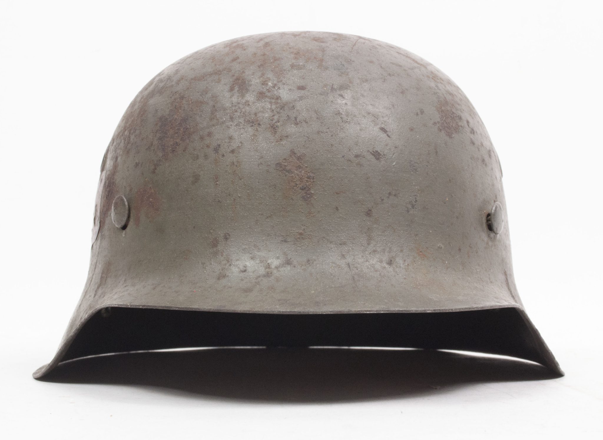 (Denmark) Collection of Five Danish WW2 reissued M42 “Lokal Forsvars Region I-V” helmets - One ex-SS reissued - rare - Image 128