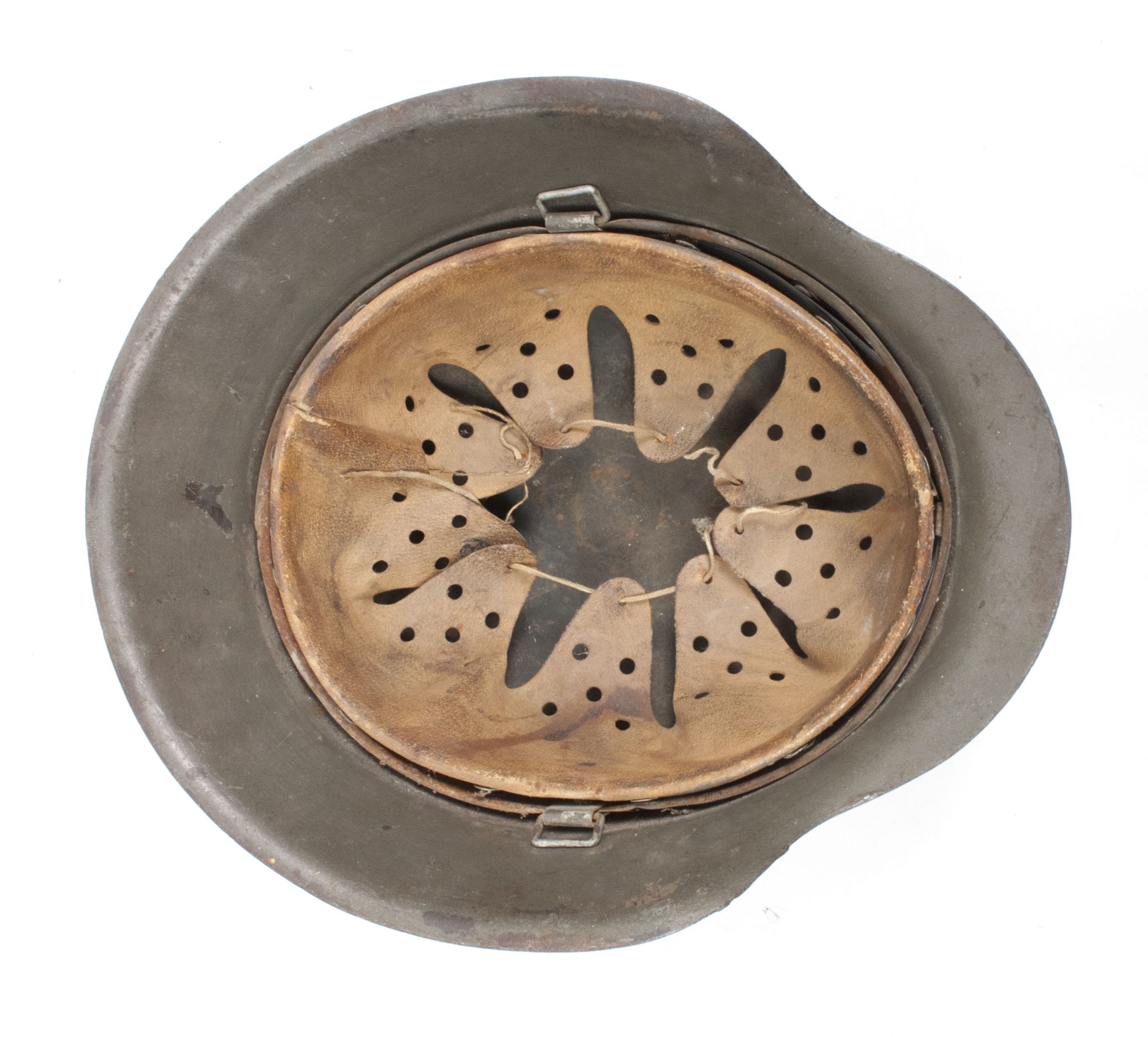 (Denmark) Collection of Five Danish WW2 reissued M42 “Lokal Forsvars Region I-V” helmets - One ex-SS reissued - rare - Image 130